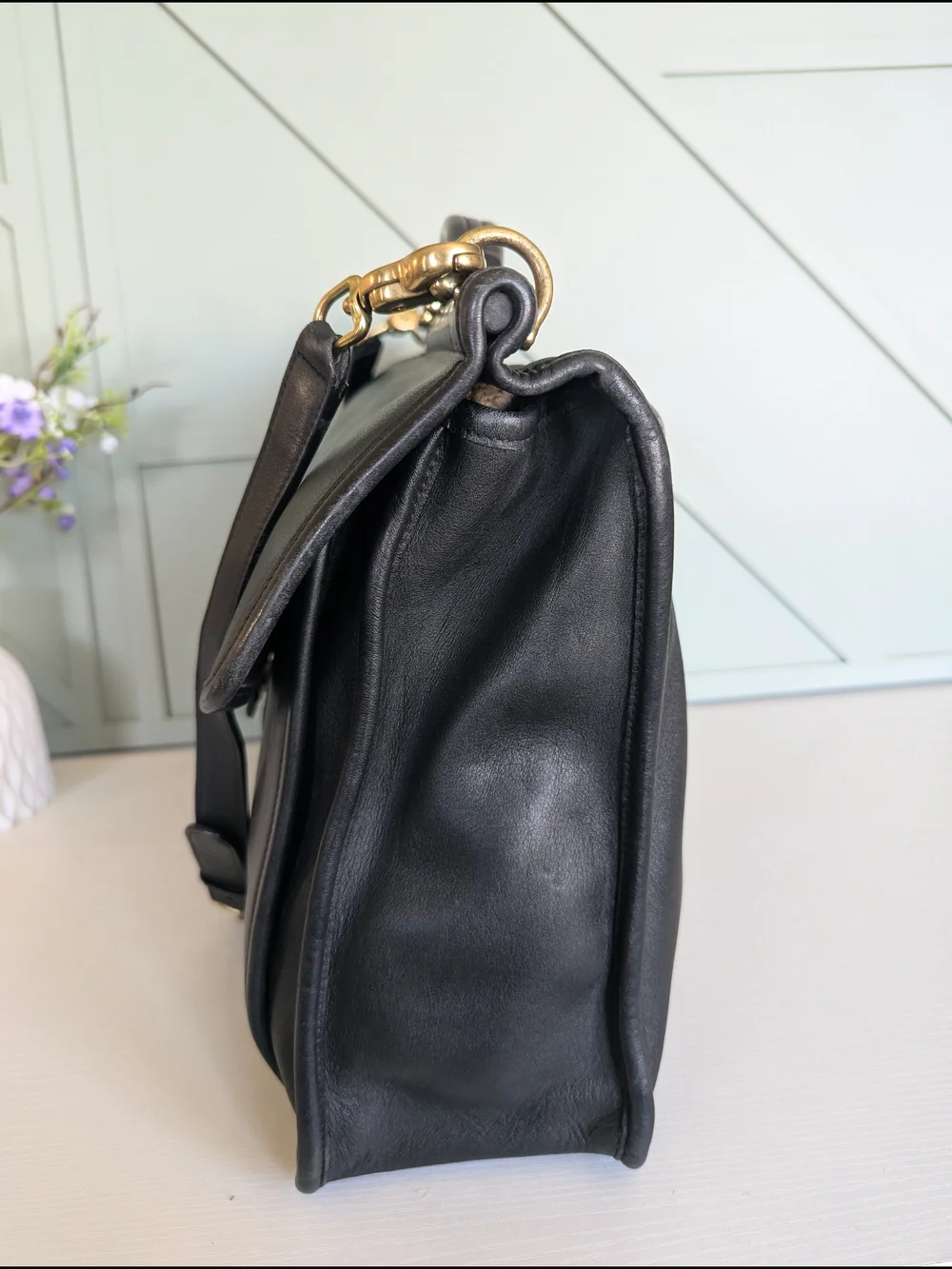 Vintage Coach BeekmanBriefcase (Style No. 5266), a highly sought-after silhoue